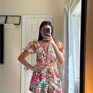 FARM Rio Floral Mini Dress - Multicolor